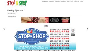 Weekly Ad - Stop n Shop -