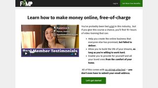 Learn How to Make Money Online: Free Internet Marketing Training ...