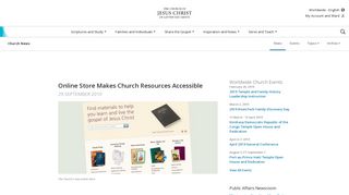 Online Store Makes Church Resources Accessible - LDS.org