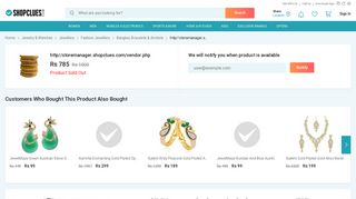 Buy http//storemanager.shopclues.com/vendor.php Online - Get 22% Off