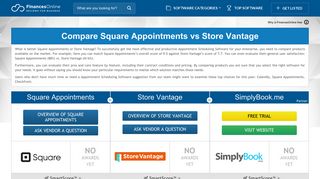 Square Appointments vs Store Vantage 2019 Comparison ...