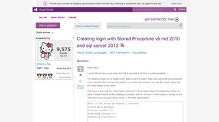 Creating login with Stored Procedure vb.net 2010 and sql server ...