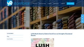 StoreForce News | LUSH North America Selects StoreForce on ...