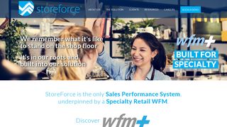 StoreForce | The Specialty Retail Sales Performance System and WFM