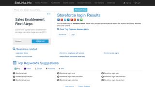 Storeforce login Results For Websites Listing - SiteLinks.Info