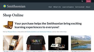 Shop Online| Smithsonian Institution