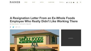 A Resignation Letter From an Ex-Whole Foods Employee Who Really ...
