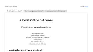 Is storiesonline.net down?