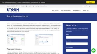 Storm Internet - Customer Portal
