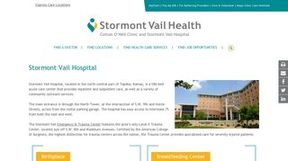 Stormont Vail Hospital - Stormont Vail