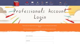 Professionals Account Login - Story Box Library