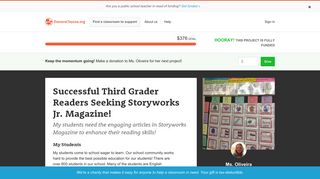 Successful Third Grader Readers Seeking Storyworks Jr. Magazine ...