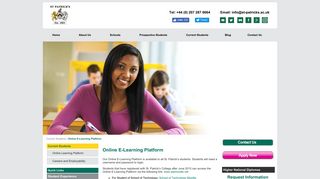 Online E-Learning Platform - St Patrick's College London