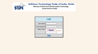Login - STPI-Noida - Software Technology Parks of India