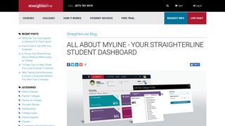 All About MyLine - Your StraighterLine Student Dashboard ...