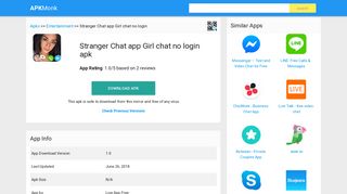 Stranger Chat app Girl chat no login Apk Download latest version 1.0 ...