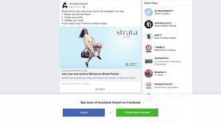 Strata Club is free, easy to join and... - Auckland Airport | Facebook