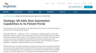 Strategic AR Adds New Automation Capabilities to its Patient Portal ...