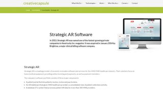 Strategic AR Software - Creative Capsule