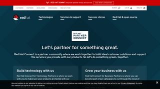 Open source is a community. Partner with us. - Red Hat