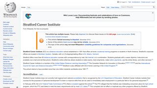 Stratford Career Institute - Wikipedia
