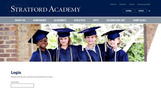 Login - Stratford Academy