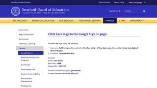Google Sign-in - Stratford Public Schools