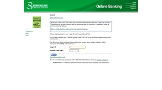 Strathclair Credit Union Online Banking Login