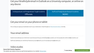 Check your email | University of Strathclyde