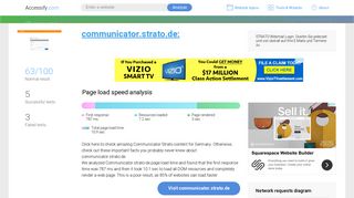 Access communicator.strato.de.