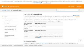 The STRATO Email Server