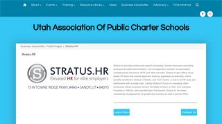 UAPCS - Stratus HR - Utah Association of Public Charter Schools