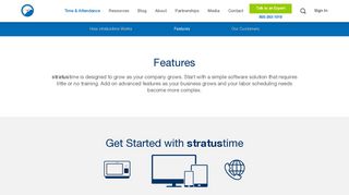 stratustime Time & Attendance Tracking Features - nettime solutions