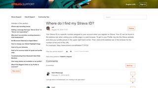 Where do I find my Strava ID? – Strava Support