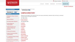 Strayer University - Campus Directory