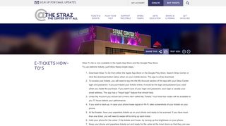 Straz Center for the Performing Arts - Official Website
