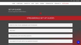 Setup Guides | IPTV - StreamKings