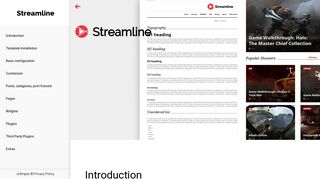Streamline - Documentation - TemplateMonster