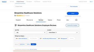 Working at Streamline Healthcare Solutions: Employee Reviews ...
