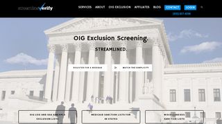 Streamline Verify: OIG Exclusion List Checks