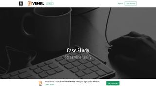 Case Study: Streamline Verify – Vehikl News – Medium