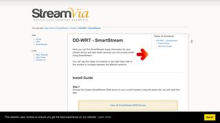 StreamVia Help - DD-WRT - SmartStream