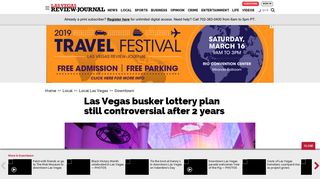 Las Vegas busker lottery plan still controversial after 2 years | Las ...