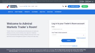 Log in to your Trader's Room account - Admiral Markets