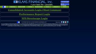 Account Login - Klaas Financial