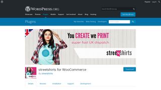 streetshirts for WooCommerce | WordPress.org