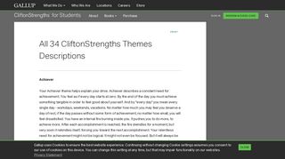 All 34 CliftonStrengths Themes Descriptions - StrengthsQuest