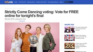 Strictly Come Dancing voting: Vote for FREE online for tonight's final ...
