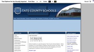 Stride Academy - Tate County School District