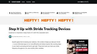 Step It Up with Stride Tracking Devices | Runner's World